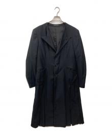 BLACK Scandal Yohji Yamamoto（ブラックスキャンダルヨウジヤマモト）の古着「ジップデザイン ロングジャケット」｜ブラック