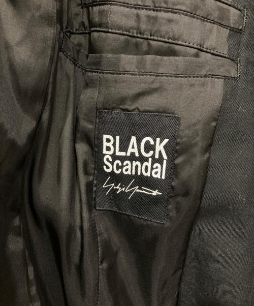 BLACK Scandal Yohji Yamamoto（ブラックスキャンダルヨウジヤマモト）BLACK Scandal Yohji Yamamoto (ブラックスキャンダルヨウジヤマモト) ジップデザイン ロングジャケット ブラック サイズ:2の古着・服飾アイテム
