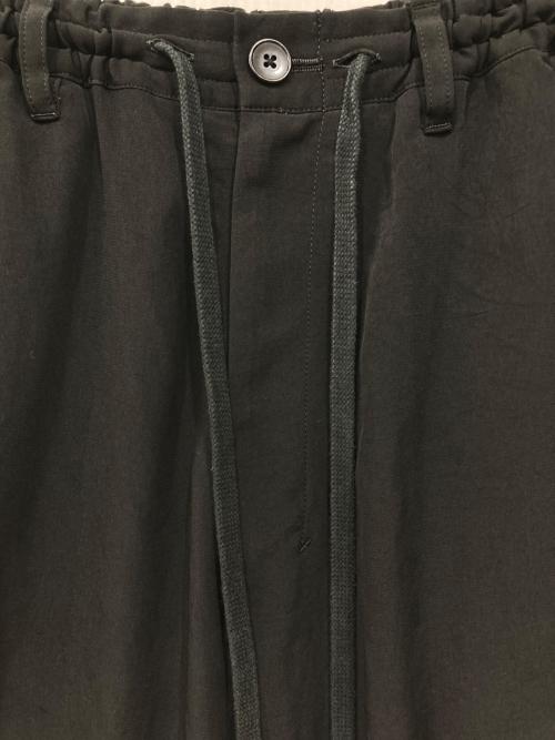 GROUND Y（グラウンドワイ）GROUND Y (グラウンドワイ) ワイドパンツ ブラック サイズ:3の古着・服飾アイテム