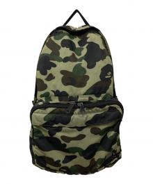 A BATHING APE×PORTER（アベイシングエイプ×ポーター）の古着「デイパック」｜カーキ