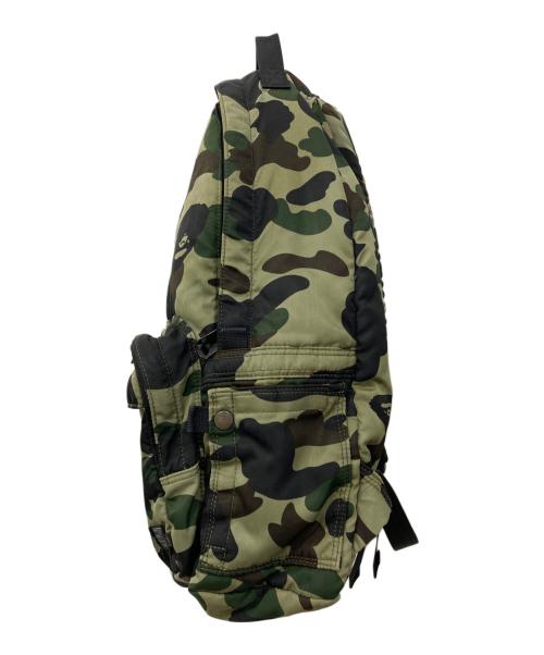 A BATHING APE（アベイシングエイプ）A BATHING APE (アベイシングエイプ) PORTER (ポーター) デイパック カーキの古着・服飾アイテム