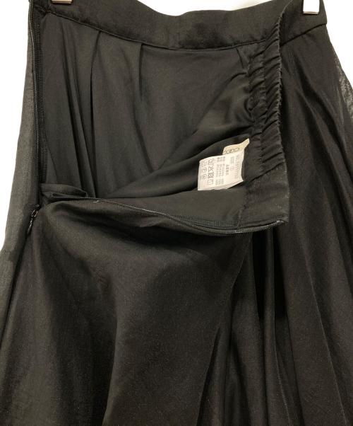COCODEAL（ココディール）COCODEAL (ココディール) ウェーブフレアオーガンジースカート ブラック サイズ:1の古着・服飾アイテム