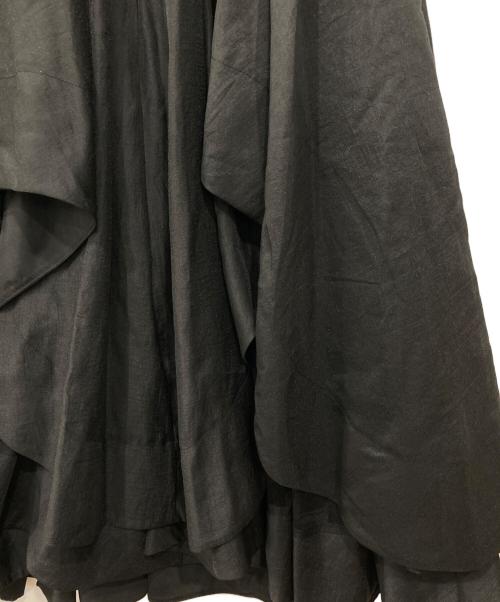 COCODEAL（ココディール）COCODEAL (ココディール) ウェーブフレアオーガンジースカート ブラック サイズ:1の古着・服飾アイテム
