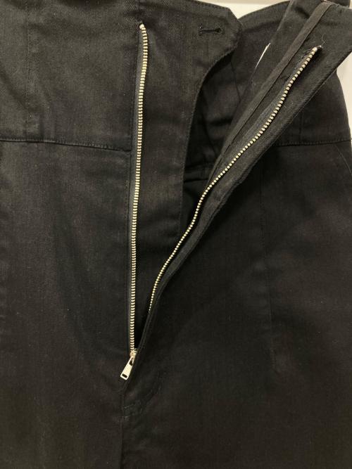 Knuth Marf（クヌースマーフ）Knuth Marf (クヌースマーフ) ハイウエスト レースアップ パンツ ブラック サイズ:Freeの古着・服飾アイテム
