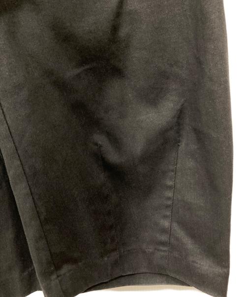 Knuth Marf（クヌースマーフ）Knuth Marf (クヌースマーフ) ハイウエスト レースアップ パンツ ブラック サイズ:Freeの古着・服飾アイテム