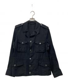 MACKINTOSH PHILOSOPHY（マッキントッシュ フィロソフィー）の古着「リネンミリタリージャケット」｜ネイビー