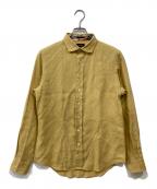 PAUL SMITHポールスミス）の古着「リネンシャツ」｜イエロー