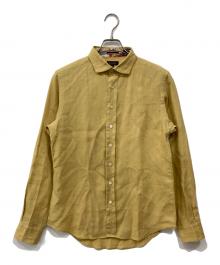 PAUL SMITH（ポールスミス）の古着「リネンシャツ」｜イエロー