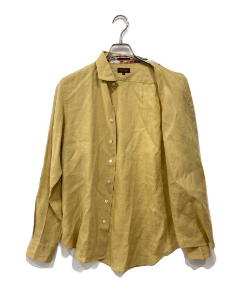 PAUL SMITH（ポールスミス）Paul Smith (ポールスミス) リネンシャツ イエロー サイズ:Mの古着・服飾アイテム