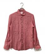 PAUL SMITHポールスミス）の古着「リネンシャツ」｜レッド