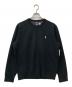 POLO RALPH LAUREN（ポロ・ラルフローレン）の古着「クルーネックスウェット」｜ブラック