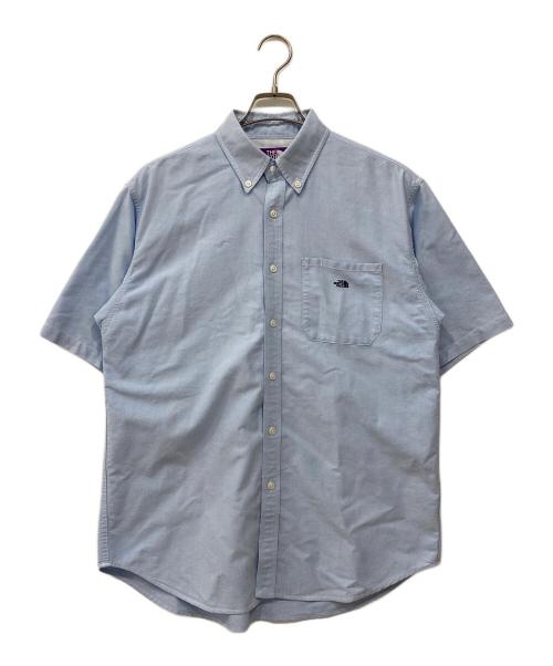 THE NORTHFACE PURPLELABEL（ザ・ノースフェイス パープルレーベル）THE NORTHFACE PURPLELABEL (ザ・ノースフェイス パープルレーベル) オックスフォードボタンダウンビッグハーフスリーブシャツ ブルー サイズ:Sの古着・服飾アイテム