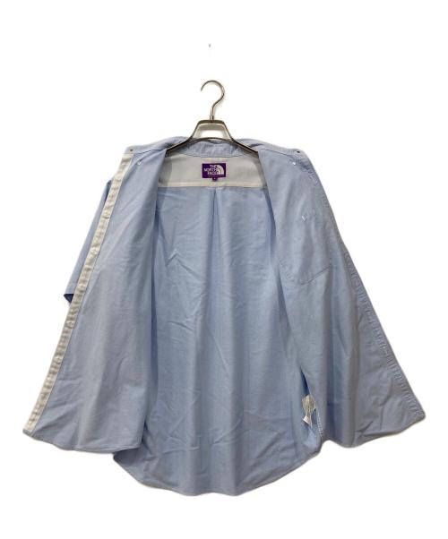 THE NORTHFACE PURPLELABEL（ザ・ノースフェイス パープルレーベル）THE NORTHFACE PURPLELABEL (ザ・ノースフェイス パープルレーベル) オックスフォードボタンダウンビッグハーフスリーブシャツ ブルー サイズ:Sの古着・服飾アイテム