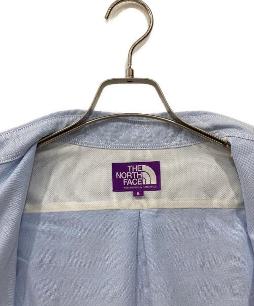 THE NORTHFACE PURPLELABEL（ザ・ノースフェイス パープルレーベル）THE NORTHFACE PURPLELABEL (ザ・ノースフェイス パープルレーベル) オックスフォードボタンダウンビッグハーフスリーブシャツ ブルー サイズ:Sの古着・服飾アイテム