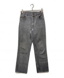 LEVI'S（リーバイス）の古着「先染め ブラックデニムパンツ」｜グレー