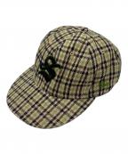 stussyステューシー）の古着「キャップ」｜グリーン×ネイビー