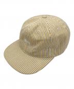 stussyステューシー）の古着「キャップ」｜イエロー×ブルー