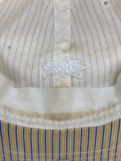 stussy（ステューシー）stussy (ステューシー) キャップ イエロー×ブルーの古着・服飾アイテム