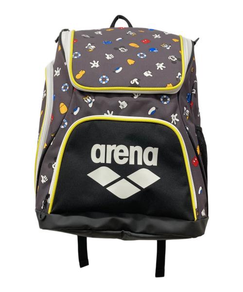 arena（アリーナ）arena (アリーナ) DISNEY (ディズニー) リュック グレー×ブラックの古着・服飾アイテム