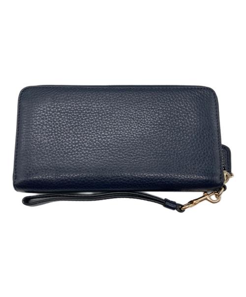 COACH（コーチ）COACH (コーチ) ラウンドジップウォレット ネイビーの古着・服飾アイテム