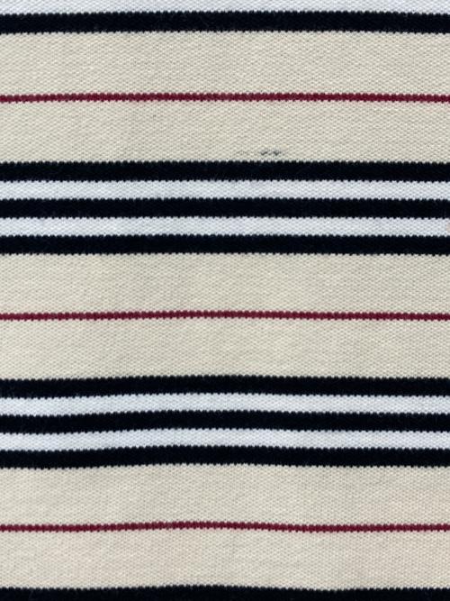 BURBERRY LONDON（バーバリーロンドン）BURBERRY LONDON (バーバリーロンドン) ボーダーポロシャツ ベージュ サイズ:Lの古着・服飾アイテム