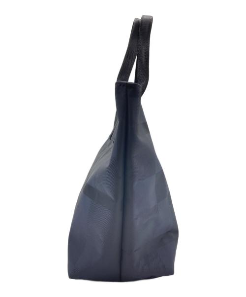 BLACK LABEL CRESTBRIDGE（ブラックレーベル クレストブリッジ）BLACK LABEL CRESTBRIDGE (ブラックレーベル クレストブリッジ) シャドーチェックランチトートバッグ ネイビーの古着・服飾アイテム
