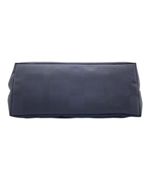 BLACK LABEL CRESTBRIDGE（ブラックレーベル クレストブリッジ）BLACK LABEL CRESTBRIDGE (ブラックレーベル クレストブリッジ) シャドーチェックランチトートバッグ ネイビーの古着・服飾アイテム