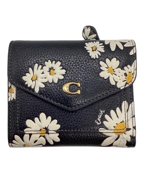 COACH（コーチ）COACH (コーチ) ウィン スモール ウォレット ブラック×ホワイトの古着・服飾アイテム