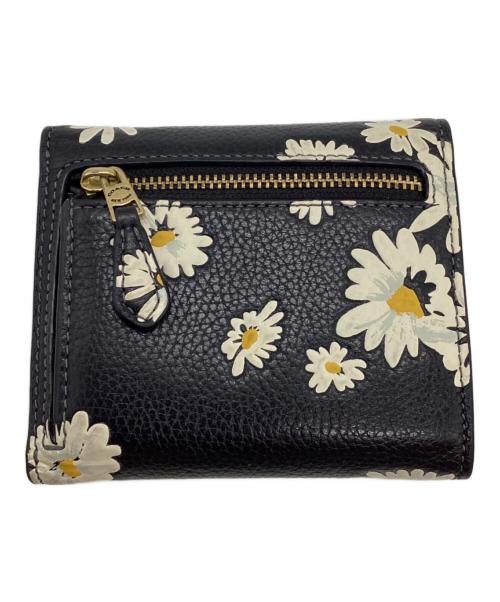 COACH（コーチ）COACH (コーチ) ウィン スモール ウォレット ブラック×ホワイトの古着・服飾アイテム