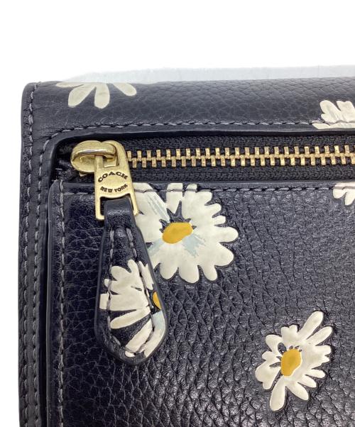 COACH（コーチ）COACH (コーチ) ウィン スモール ウォレット ブラック×ホワイトの古着・服飾アイテム