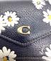 中古・古着 COACH (コーチ) ウィン スモール ウォレット ブラック×ホワイト：12000円