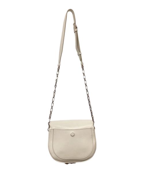 TOD'S（トッズ）TOD'S (トッズ) ダブルTリング タッセルショルダーバッグ ホワイトの古着・服飾アイテム