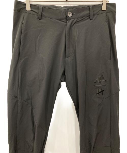 adidas（アディダス）adidas (アディダス) UNDEFEATED (アンディフィーテッド) カフドトラックジャージパンツ グレー サイズ:Oの古着・服飾アイテム