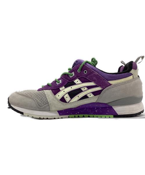 asics（アシックス）asics (アシックス) ATMOS (アトモス) Sneaker Freaker (スニーカフリーカー) スニーカー グレー×パープル サイズ:28.5㎝の古着・服飾アイテム
