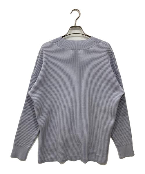 BALLSEY（ボールジィ）BALLSEY (ボールジィ) リンクスリブライト Vネックプルオーバー ブルー サイズ:Sの古着・服飾アイテム