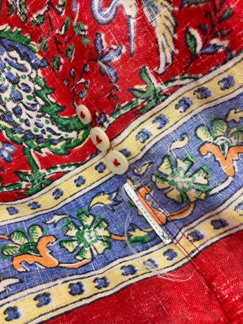 POLO RALPH LAUREN（ポロ・ラルフローレン）POLO RALPH LAUREN (ポロ・ラルフローレン) ペイズリー柄 オープンカラーシャツ レッド サイズ:Sの古着・服飾アイテム
