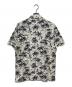 POLO RALPH LAUREN (ポロ・ラルフローレン) 総柄ポロシャツ ホワイト×ネイビー サイズ:L：7000円