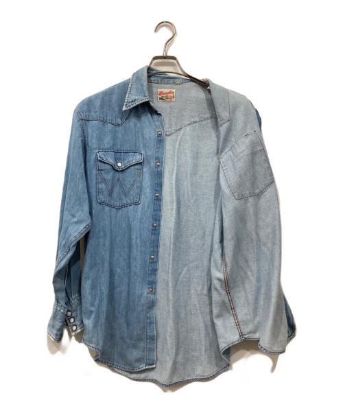 Wrangler（ラングラー）Wrangler (ラングラー) デニムウエスタンシャツ インディゴ サイズ:Sの古着・服飾アイテム