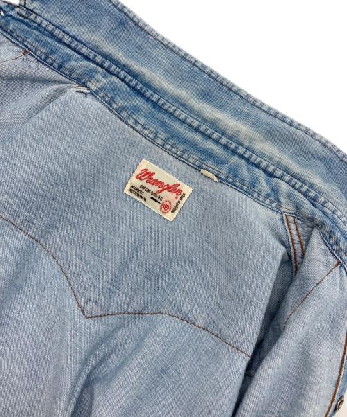 Wrangler（ラングラー）Wrangler (ラングラー) デニムウエスタンシャツ インディゴ サイズ:Sの古着・服飾アイテム