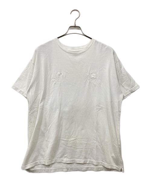東洋エンタープライズ（トウヨウエンタープライズ）東洋エンタープライズ (トウヨウエンタープライズ) 刺繍Tシャツ ホワイト サイズ:Mの古着・服飾アイテム