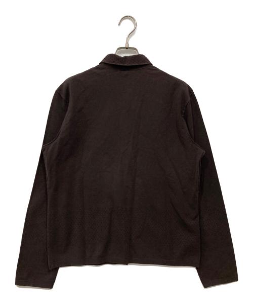 ISSEY MIYAKE（イッセイミヤケ）ISSEY MIYAKE (イッセイミヤケ) パンチングシャツ ブラウン サイズ:3の古着・服飾アイテム