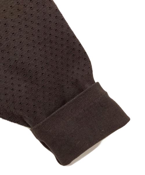 ISSEY MIYAKE（イッセイミヤケ）ISSEY MIYAKE (イッセイミヤケ) パンチングシャツ ブラウン サイズ:3の古着・服飾アイテム