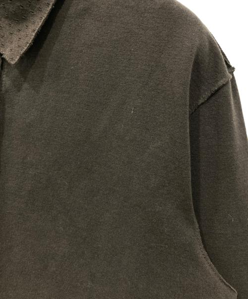 ISSEY MIYAKE（イッセイミヤケ）ISSEY MIYAKE (イッセイミヤケ) パンチングシャツ ブラウン サイズ:3の古着・服飾アイテム
