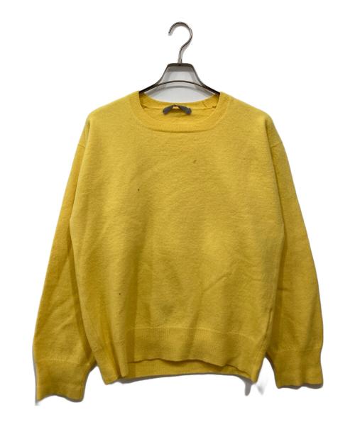 COMME des GARCONS HOMME（コムデギャルソン オム）COMME des GARCONS HOMME (コムデギャルソン オム) ウールニット イエロー サイズ:不明の古着・服飾アイテム