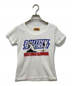 Hysteric Glamourヒステリックグラマー）の古着「HYSTERIC BOX チビTシャツ」｜ホワイト