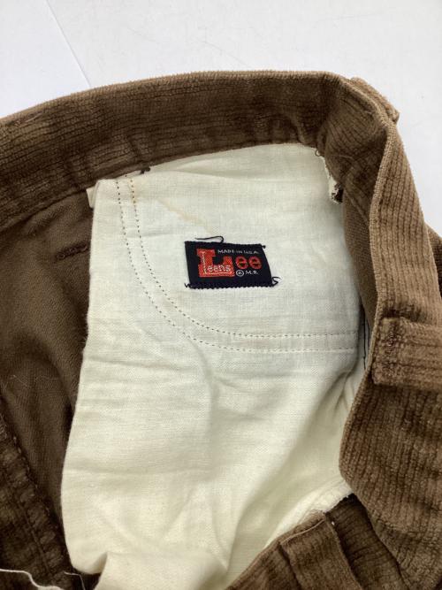 LEE（リー）LEE (リー) コーデュロイフレアパンツ ブラウン サイズ:不明の古着・服飾アイテム