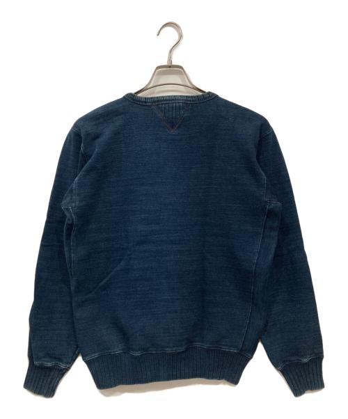 RRL（ダブルアールエル）RRL (ダブルアールエル) インディゴダイスウェット インディゴ サイズ:Sの古着・服飾アイテム