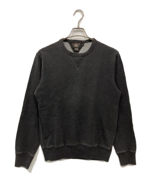 RRL（ダブルアールエル）RRL (ダブルアールエル) ブラックインディゴスウェット グレー サイズ:Sの古着・服飾アイテム