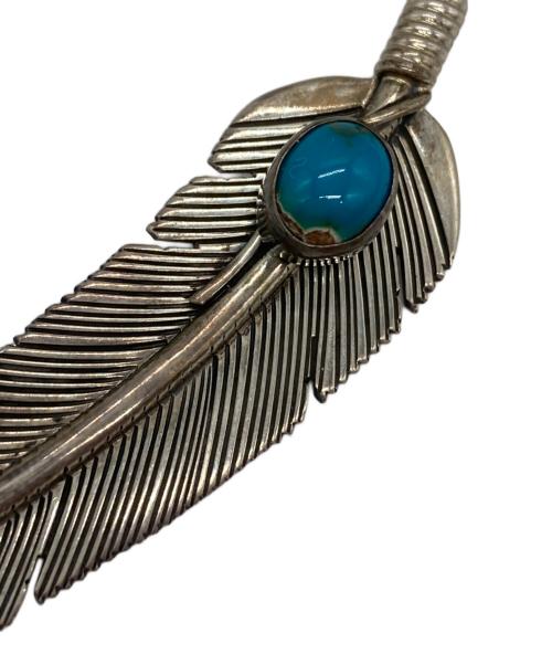 Navajo（ナバホ）NAVAJO (ナバホ) フェザーペンダントネックレス ブルーの古着・服飾アイテム