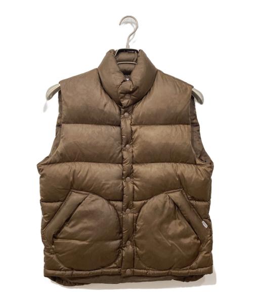 GOODENOUGH（グッドイナフ）GOODENOUGH (グッドイナフ) ダウンベスト ブラウン サイズ:Mの古着・服飾アイテム